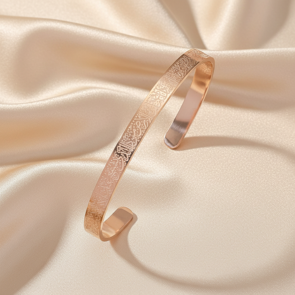 4 joncs - fond soie beige