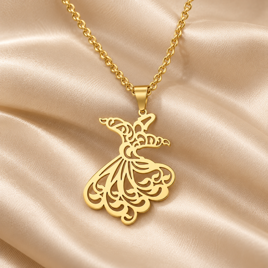 Collier Derviche Tourneur, pendentif soufi, Maison Ma Foi