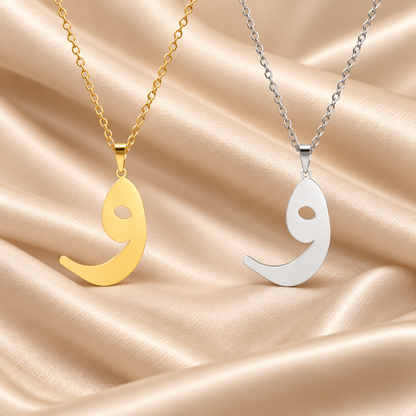 Collier lettre arabe en calligraphie, Maison Ma Foi