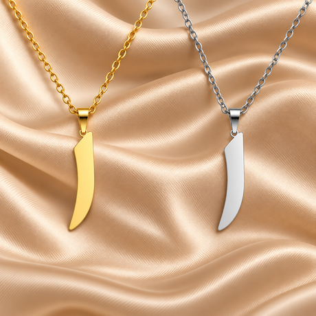 Collier Lettre Arabe - Initiale en Calligraphie