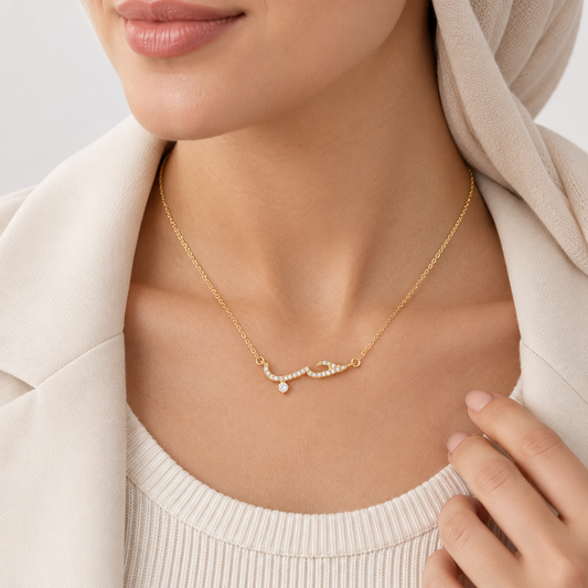 Collier Hobb حب, amour en arabe, Maison Ma Foi