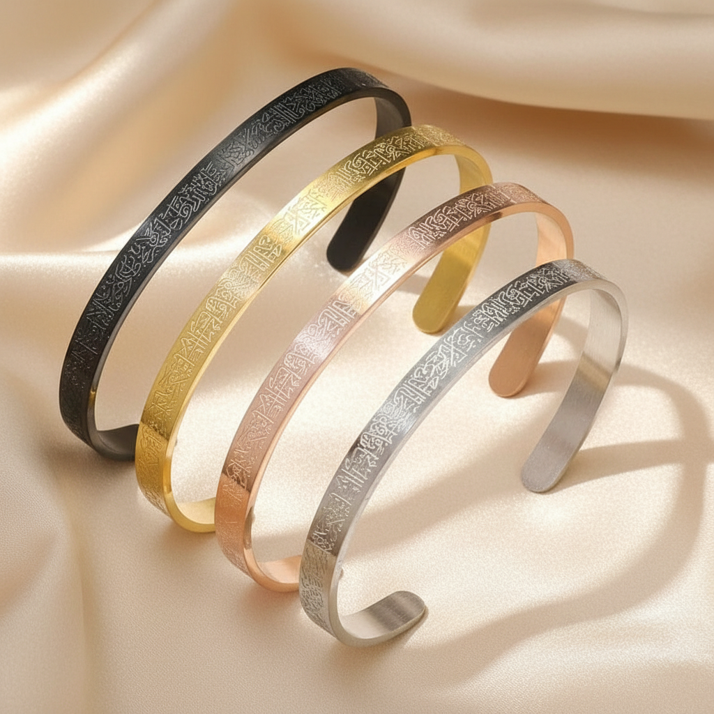 Jonc 4 coloris - soie beige